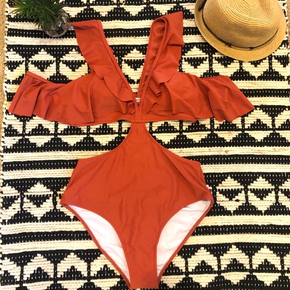 Other - Large off the shoulder swimsuit